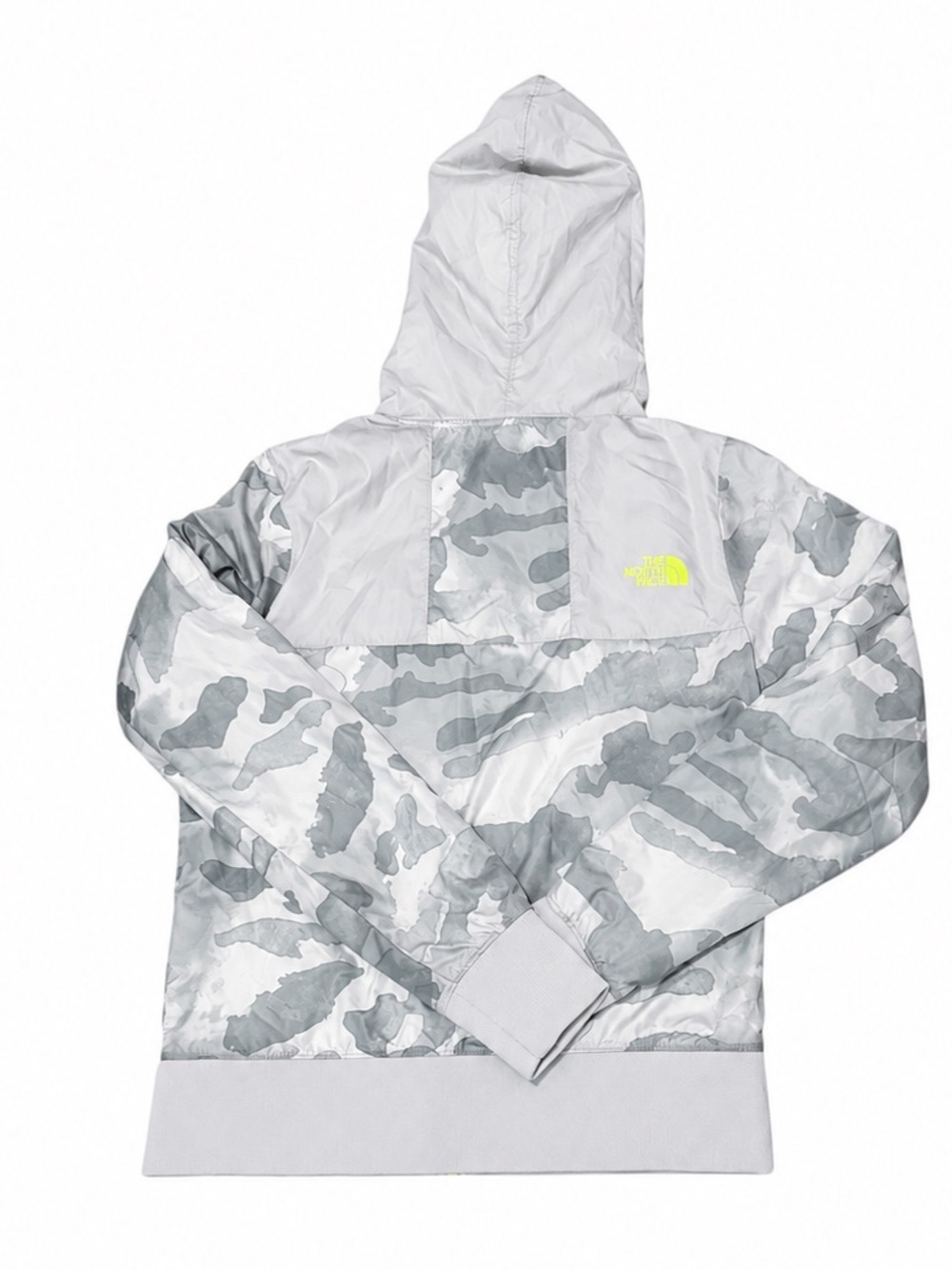 The North Face Women's Grey Camo Hooded All Weather Rain Cyclone Zip Jacket - Picture 6 of 7